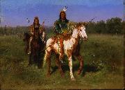 Rosa Bonheur Mounted Indians Carrying Spears oil painting artist